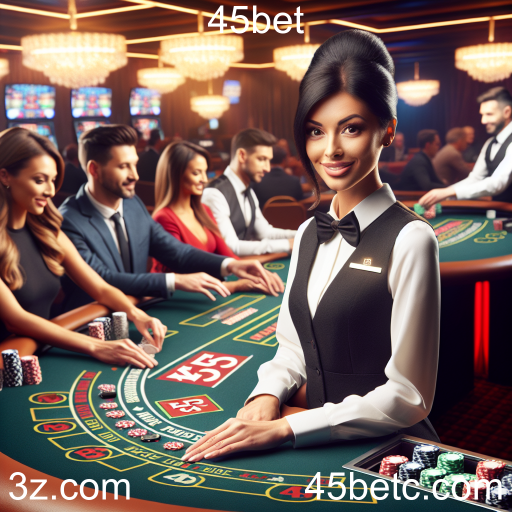 A Revolução do Live Casino no 45bet